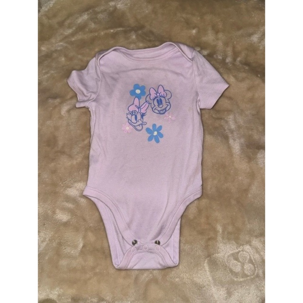 Disney Jumping Beans Minnie Mouse Daisy Duck Bodysuit Purple 12‎ Months Infant